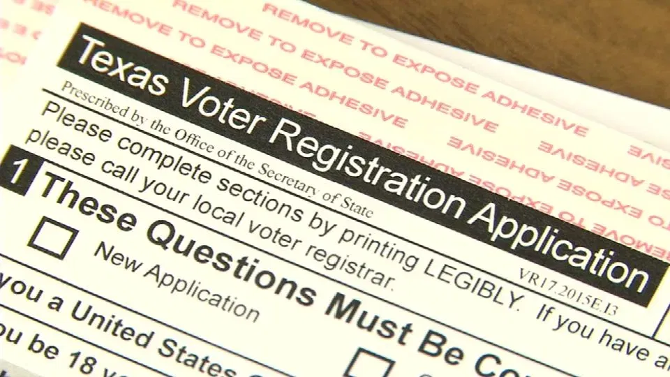 Texas Voter Registration Application