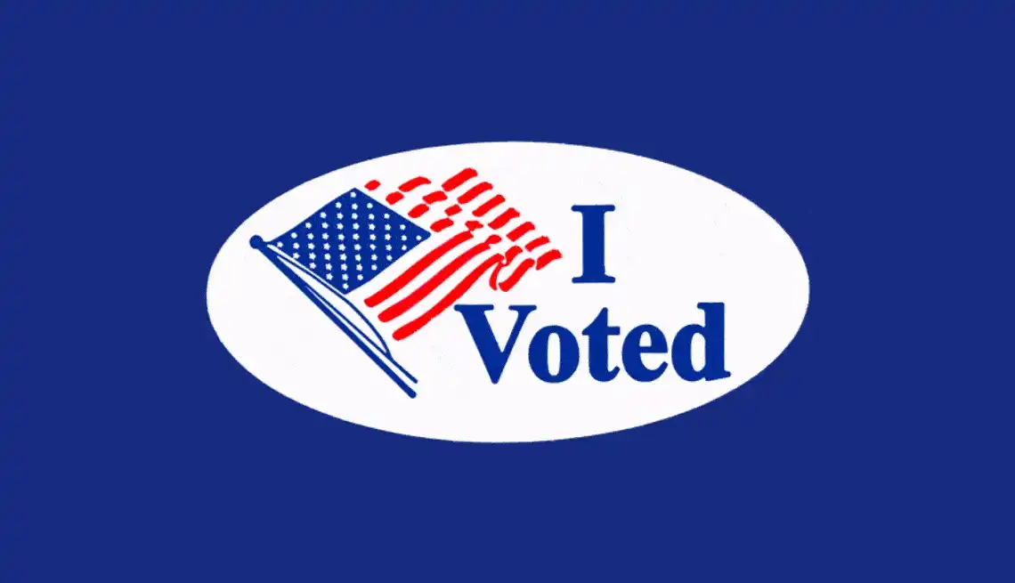 I voted sticker